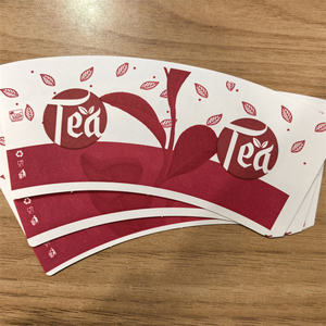 Ventilateur en papier couché simple face de haute qualité pour gobelets de boissons et de bière – Vente en gros - Product Image 4