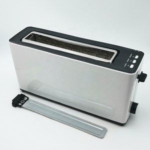 Biểu Tượng Tùy Chỉnh 2-<span class=keywords><strong>Slice</strong></span> Điện Toaster Với Tự Hướng Dẫn Một Khe Cắm Dài Cho Bánh Mì Cho Hộ Gia Đình Và Khách Sạn Sử Dụng - Product Image 6