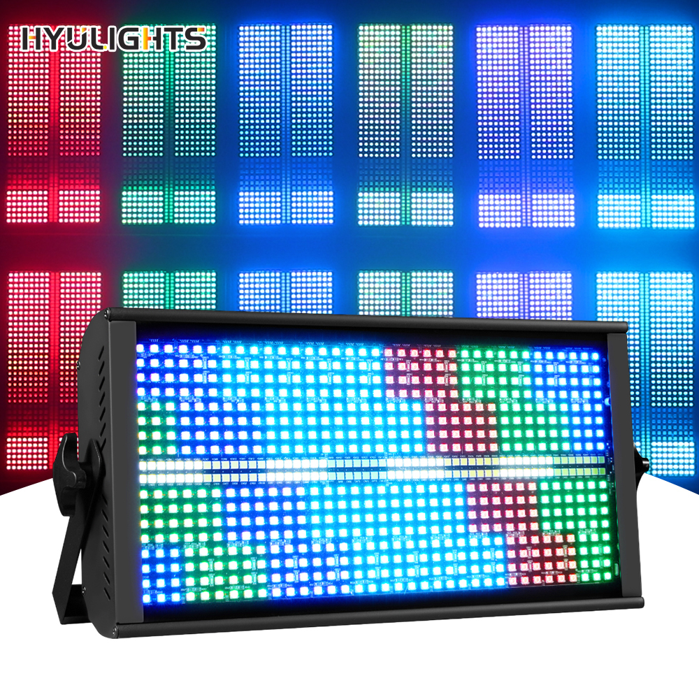 Professional 200W 6000K RGBW LED Strobe Light with DMX512 Control and IP33 Rating for Stage Lighting DJ Parties Wash Bars