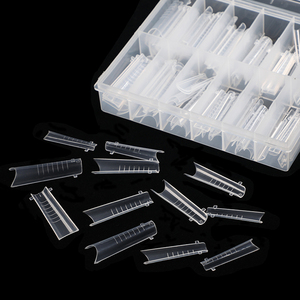 120 Uds. Moldes Duales Franceses para Uñas, Guías de Media Cobertura, Molde de Extensión Rápida de Gel, Puntas de Uñas Postizas - Product Image 6