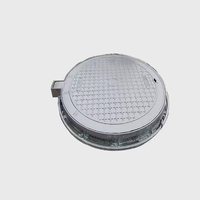 Couvercle de regard carré en fonte ductile B125 pour égouts sanitaires avec traitement de surface plaqué EN124, couleur personnalisée