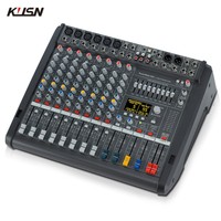 En İyi 1:1 Orijinal LOGO Powermate 600-3 1000W *2 Profesyonel Amfi Mikser PM 600-3 8 Kanal Dijital Konsol Güç Mikseri