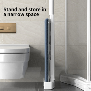 45cm chất lượng cao Hợp kim nhôm paneltelescopic Rod phẳng lau siêu mịn sợi khô ướt dual-sử dụng hộ gia đình làm sạch sàn lau Bộ - Product Image 6