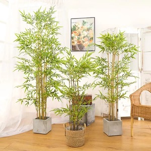 <span class=keywords><strong>Bambou</strong></span> Artificiel <span class=keywords><strong>en</strong></span> <span class=keywords><strong>Pot</strong></span> pour Décoration Intérieure, Ornements de Cour, Plantes Vertes, Aménagement Paysager de Jardin, Bonsaï - Product Image 2