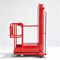 Chariot de manutention semi-électrique pour allées étroites, capacité de charge 200 kg, hauteur de levage 2,7-4,5 m, certifié CE
