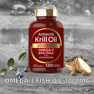 OEM/ODM Hot-Selling Omega 3 Visolie <span class=keywords><strong>Capsules</strong></span> Astaxanthine Natuurlijke Schoonheid & Immuniteit Ondersteuning 120 <span class=keywords><strong>Capsules</strong></span>/Fles 24 Maanden Houdbaarheid - Product Image 2