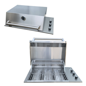 Cao cấp Mini 3-Burner thép không gỉ 304 gas BBQ nướng Drop-in ngoài trời nhà bếp đảo với thấp moq - Product Image 1