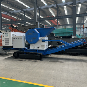 Crawler Concrete Mobile Jaw Crusher Small Crawler Crusher <strong>Machine</strong> With Gasoline / Diesel Engines Factory Price - Product Image 1