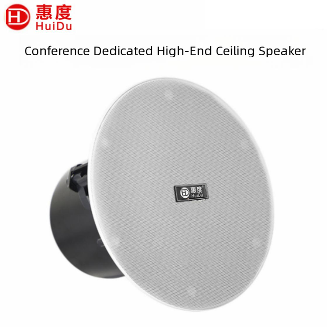 RS-711 Professional Premium Ceiling Speaker 8 Ohm 40W ABS Panel Iron Enclosure 1 Year Warranty 100Hz-20kHz for Large Conference