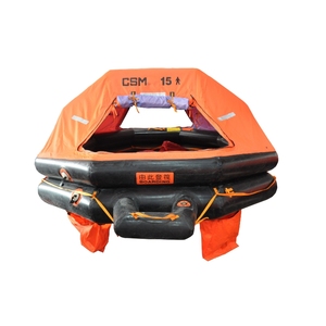 Radeau de sauvetage gonflable en caoutchouc homologué CCS, conforme à la norme SOLAS, avec auvent imperméable pour 6 personnes - Product Image 3