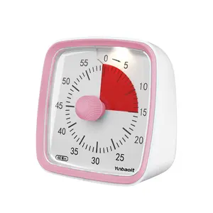 Anpassung Yunbaoit Großhandel visueller Timer Pomodoro Küchen-Timer Schreibtisch-Überwachungsuhren 60 Minuten Lern-Timer für Kinder Erwachsene