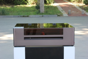 Outils de travail du bois, machine de découpe et de gravure au laser CO2 50W-60W pour verre, plastique, bois, MDF, caoutchouc avec refroidissement par eau, contrôle DSP - Product Image 2