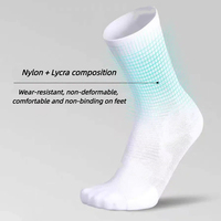 Chaussettes de cyclisme personnalisées haute performance, respirantes, avec ventilation en mesh, pour route et VTT
