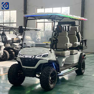Nouvelle voiturette de golf électrique 6 places, batterie lithium 72V, tout-terrain, pour hôtel, villa et <span class=keywords><strong>club</strong></span> de golf - Product Image 2
