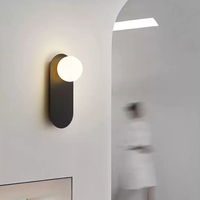 Lampu Dinding LED Besi Industrial untuk Interior, Lampu Tidur Kamar Tidur, Lampu Latar Ruang Tamu, Dekorasi Lorong dan Koridor