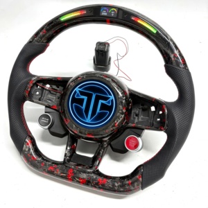 พวงมาลัยคาร์บอนไฟเบอร์ฟอร์จ สำหรับรถยนต์ VW/<span class=keywords><strong>Volkswagen</strong></span> MK7 GTI Golf 6 7 7.5 <span class=keywords><strong>R</strong></span> <span class=keywords><strong>R</strong></span>-<span class=keywords><strong>Line</strong></span> CC <span class=keywords><strong>Polo</strong></span> Passat B8 อุปกรณ์ตกแต่งรถยนต์ - Product Image 2