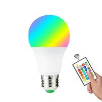 Dropshipping productos 2025 Wifi Bluetooth bombilla inteligente LED RGB luz colorida lámpara regulable Control remoto voz