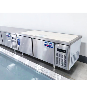 Rinascita commerciale sotto il bancone congelatore in acciaio inox frigo piano di lavoro refrigeratore <span class=keywords><strong>frigorifero</strong></span> - Product Image 2