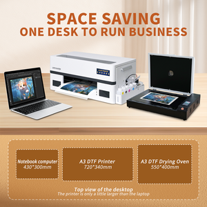 30cm Mini DTF Powder Shaker and <strong>Dryer</strong> for A3 L1800 DTF Flatbed Printer Machine Impresora DTF A3 Textil - Product Image 5