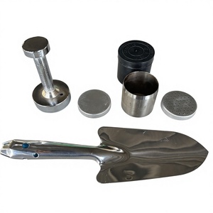 เครื่องเก็บตัวอย่างดินแบบวงแหวนพร้อมด้ามจับ  ฝาครอบด้านล่าง  แบบเจาะ  ทำจากสแตนเลส 304  พร้อมเสา 1 เมตร - Product Image 1