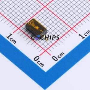 DSHP-01-R DIP Switch SMD Switch ( Number of Switch Sections: 1 )( Lead Spacing: 1.27mm )( Color: Black ) - Product Image 1