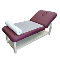 Rouleau de papier jetable pour table de massage, multicolore (bleu, rose, blanc), 2 plis, drap hygiénique pour salon de beauté, SPA, tatouage
