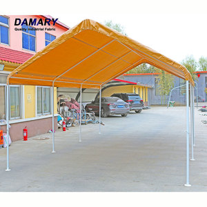 Abri de voiture robuste 10x20 pieds |   Abri de rangement extérieur imperméable, tente de <span class=keywords><strong>garage</strong></span> |   Tente de réception commerciale avec fenêtres - Product Image 2