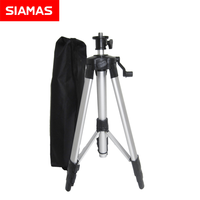 Trépied de niveau laser SIAMAS 1,2 m, support en aluminium 1,5 m pour utilisation de niveau automatique, support professionnel 1,8 m avec tête rotative