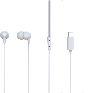 Tai nghe nhét tai có dây âm thanh nổi bán buôn, giao diện Type-C, điều chỉnh âm lượng, rảnh tay, tai nghe nhét tai tùy chỉnh, dây dài 1.2m - Product Image 1