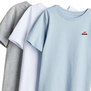Paquete de 3 <span class=keywords><strong>Camisetas</strong></span> Lisas Premium Personalizadas, <span class=keywords><strong>Camisetas</strong></span> Básicas Unisex de Algodón Suave, Conjunto de Alta Calidad con Impresión de Logotipo Personalizado, Ropa Casual al por Mayor OEM - Product Image 4