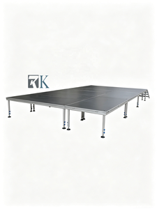 Portable Quick Lock Aluminum Outdoor Concert Mobile Stage <b>Platform</b> for Events Wedding Concerts - Product Image 2
