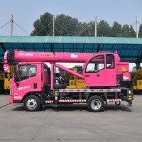 Grue mobile sur camion à prix super bas en Chine, capacité 5 tonnes, hauteur de levage 20m, composants Liyuan, grue de construction haute efficacité à vendre