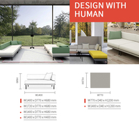 Sofás seccionales modulares de lujo para oficina, muebles de tela, sofás con respaldo alto