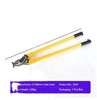 Coupe-câbles de 32 pouces en acier à haute teneur en carbone, poignée en plastique, design ergonomique, utilisation industrielle et bricolage, modèle OEM 6341, marque Kt