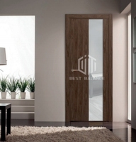 Imperméable Insonorisé No Formaldehype Porte de chambre WPC Porte intérieure décorative écologique Porte composite durable bon marché