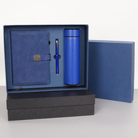 Luxus-Notizbuch-Hersteller Maßgefertigtes PU-Leder Notizbuch Geschäfts-Büro-Geschenkset Geschenkbox Wasserflasche Notizbuch Mit Logo