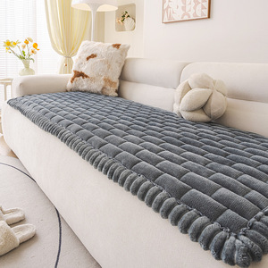 <b>Sofa</b> <b>Cushion</b> Pad Flannel Solid Color Medium Firmness <b>For</b> <b>Sofa</b> Seat Cover Summer 2026 - Product Image 1