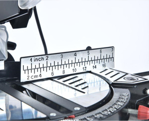 Sierra ingletadora compuesta portátil de 8 pulgadas, máquina de corte de aluminio, sierra circular para carpintería, herramientas eléctricas, máquina de corte 2 en 1 - Product Image 2