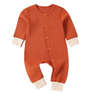 Rompers de Algodón Tejido para Bebés Recién Nacidos, Niños y Niñas, con Gorros, para Otoño y Primavera - Product Image 6