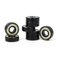 Roulements à billes à gorge profonde moins chers 608ZZ/608RS/608 ABEC-5, étanchéité en fer de précision, roulements de skateboard en acier au carbone