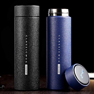 Bouteille d'eau isotherme en acier inoxydable avec infuseur à thé et affichage LED intelligent de la température – Vente en gros - Product Image 3