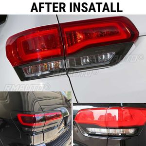 Glossy <b>Black</b> 4x Rear Tail Light Cover Trim Bezel Taillight Decorative <b>Frame</b> for Jeep Grand Cherokee 2014-2020 Tail Lamp Cover - Product Image 6
