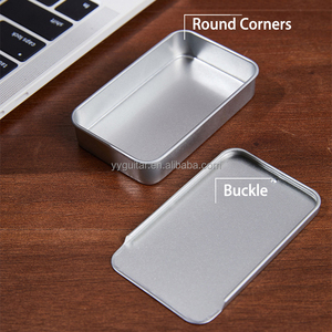 Giá tốt nhất OEM màu/Kích thước thuốc lá quà tặng vuông tinplate hộp nắp tùy chỉnh kẹo cao su/Kẹo/mỹ phẩm hộp gói rỗng hộp thiếc với logo - Product Image 2