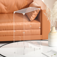 Boîte de rangement transparente de haute qualité, étui de protection vertical en acrylique pour console PS5, protection contre la poussière