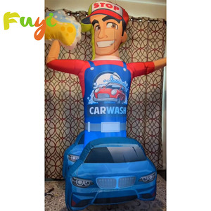 Modèle gonflable de hamburger danseurs d'air pour l'exposition d'affichage de <span class=keywords><strong>restaurant</strong></span> de magasin grande influence prix bon marché Offre Spéciale durable - Product Image 2