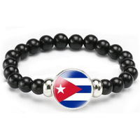 Gants de boxe Cuba, décorations personnalisées pour événements sportifs, accessoires de haute qualité sur le thème du drapeau national pour les fans, ensemble d'accessoires pour encourager