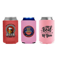 Support de bouteille de bière pliable en néoprène de qualité supérieure pour usine, manchon isotherme OEM de haute qualité