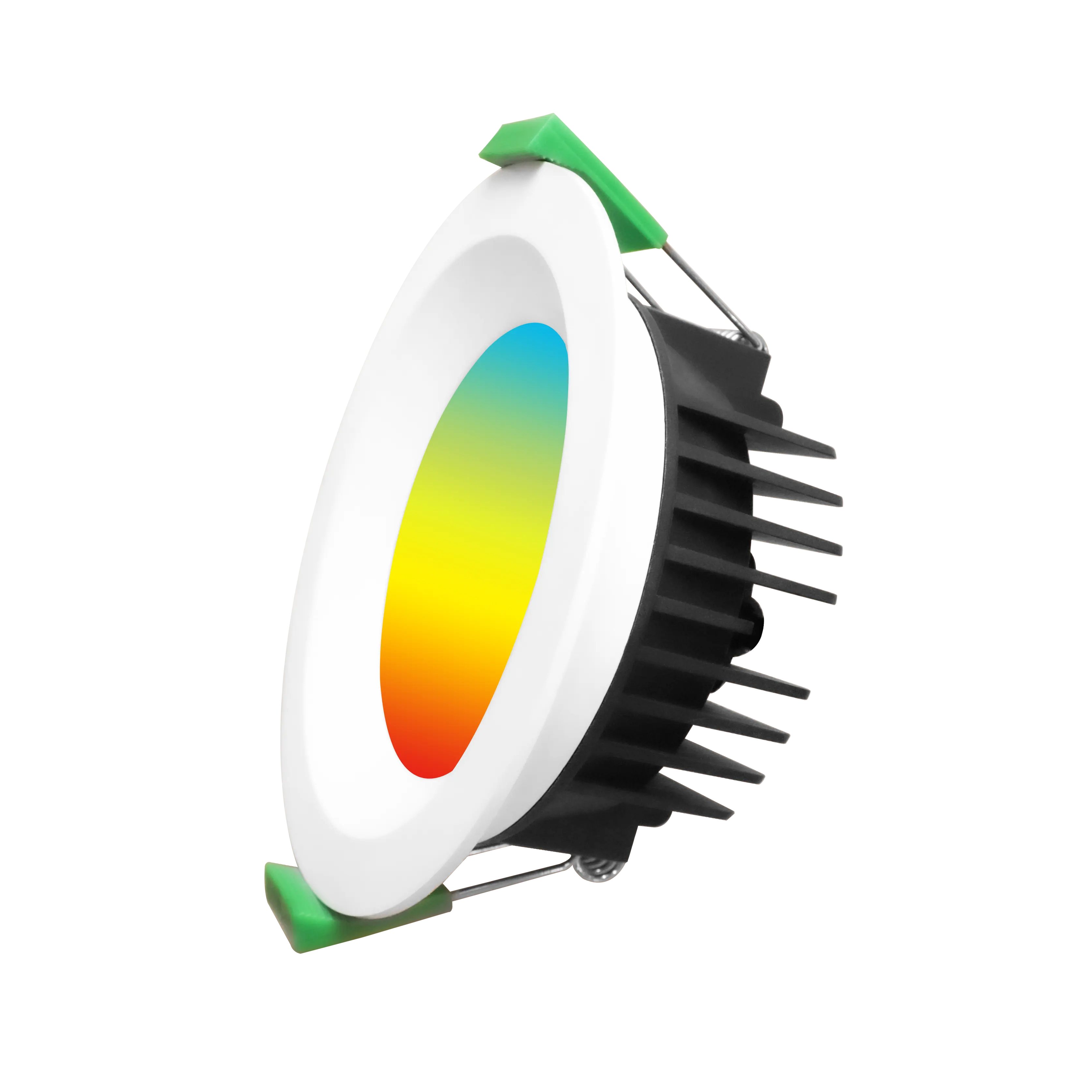 Smart led downlight Alexa Tuya Google assistant RGB CW dimmerabile design sottile luce del viso piatta luce intelligente luci per la casa