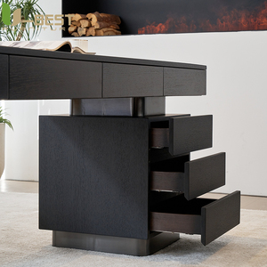 Scrivania da Ufficio Moderna <span class=keywords><strong>di</strong></span> Alta Gamma U-Best, Stile Minimalista Italiano, Scrivania per Computer <span class=keywords><strong>di</strong></span> Lusso Leggero, Design per <span class=keywords><strong>Studio</strong></span> Domestico in Legno - Product Image 4