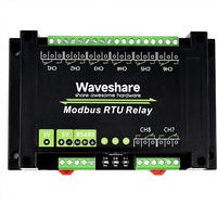Module relais industriel Waveshare Modbus RTU 8 canaux avec interface RS485, circuits de protection multi-isolation et boîtier ABS